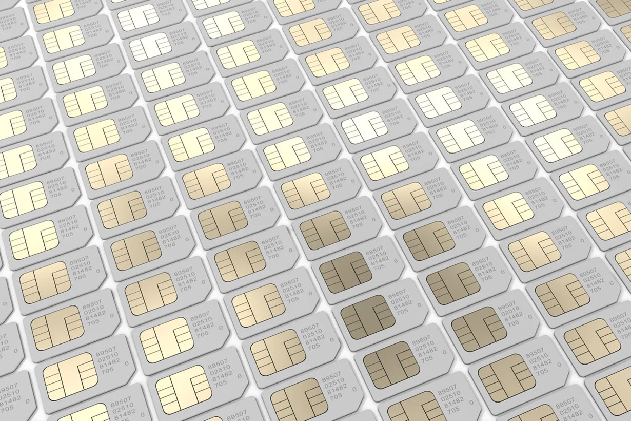 SIMカードたくさん